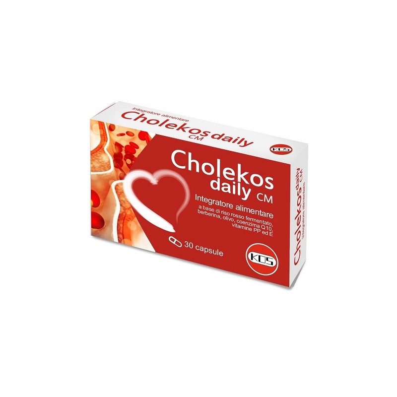 Cholekos Daily Cm 30 Capsule - Integratori per il cuore e colesterolo - 984402545 - Kos - € 12,53