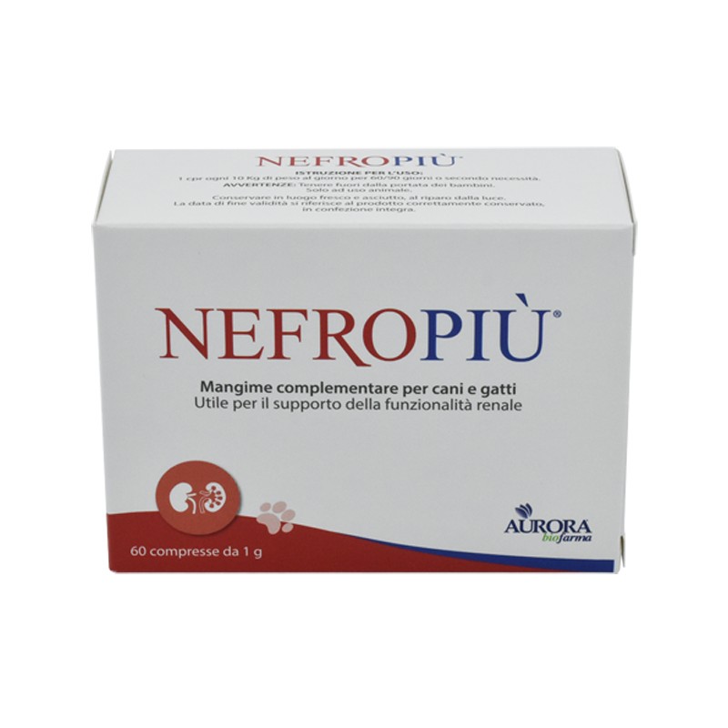 Aurora Licensing Nefropiu' 60 Compresse - Veterinaria - 973652201 - Aurora Licensing - € 23,83