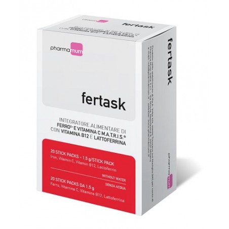 Pharma Mum Italia Fertask 20 Stick Pack - Integratori multivitaminici - 942819412 - Pharma Mum Italia - € 22,51