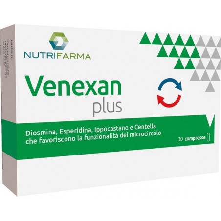 Aqua Viva Venexan Plus 30 Compresse - Circolazione e pressione sanguigna - 986955969 - Aqua Viva - € 15,70