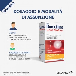 NeoBorocillina Gola Infiammazione Spray Flurbiprofene 15 Ml - Farmaci per mal di gola - 035760089 - Neoborocillina - € 6,47