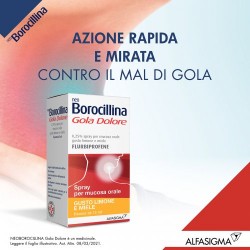 NeoBorocillina Gola Infiammazione Spray Flurbiprofene 15 Ml - Farmaci per mal di gola - 035760089 - Neoborocillina - € 6,45