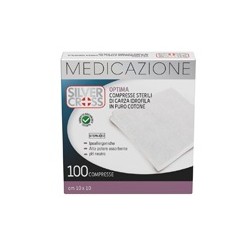 Comifar Distribuzione Garza Silvercross Cotone 18x40cm 12 Pezzi Comifar Distribuzione - 1