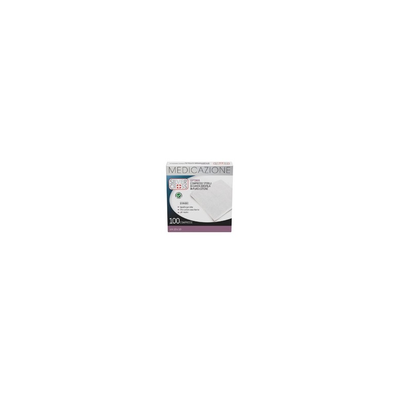 Comifar Distribuzione Garza Silvercross Cotone 18x40cm 12 Pezzi - Medicazioni - 922250574 - Comifar Distribuzione - € 3,30