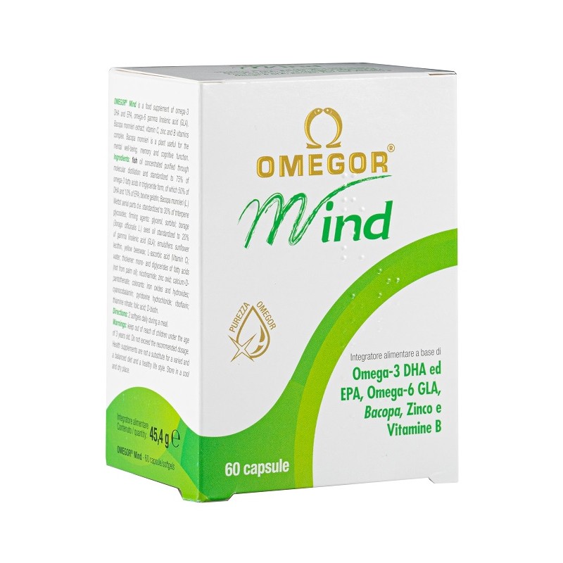 U. G. A. Nutraceuticals Omegor Mind 60 Capsule Molli - Integratori per concentrazione e memoria - 972681478 - U. G. A. Nutrac...