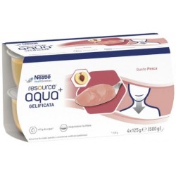 Nestle' It. Resource Aqua Acqua Gelificata+peach Cup 6 4x125 G - IMPORT-PF - 980294526 - Nestle' It. - € 8,67