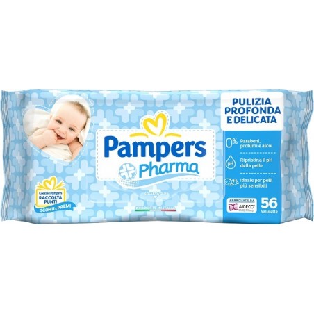 Fater Pampers Pharma Salviette 56 Pezzi - Salviettine per bambini - 986750356 - Fater - € 2,57