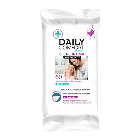 Diva International Daily Comfort Senior Panni Detergenti Igiene Intima 60 Pezzi - Detergenti intimi - 975526791 - Diva Intern...
