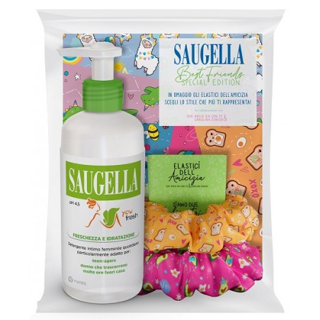 Meda Pharma Saugella Bundle You Fresh Ph 4,5 Detergente Intimo Freschezza E Idratazione + Scrunchies In Omaggio - Detergenti ...