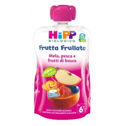 Hipp Italia Hipp Bio Frutta Frullata Mela Pesca Frutti Di Bosco 90 G - Alimentazione e integratori - 971558198 - Hipp - € 1,65