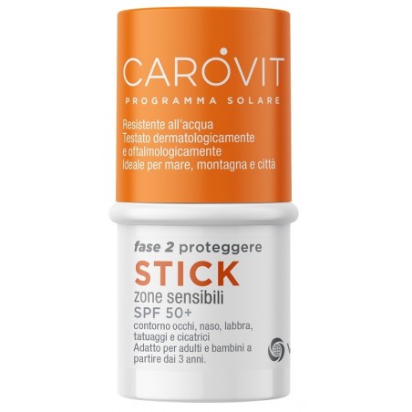 Meda Pharma Carovit Stick Spf50+ 4 Ml - Solari contorno occhi e labbra - 940274323 - Meda Pharma - € 9,21