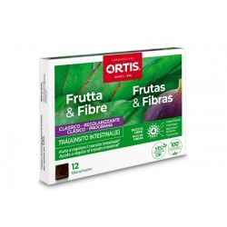 Ortis Laboratoires Pgmbh Frutta & Fibre Classico 12 Cubetti - Integratori per regolarità intestinale e stitichezza - 98369407...