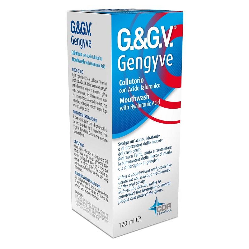 Cdr Pharma G&gv Gengyve Collutorio 120 Ml - Igiene orale - 986007627 - Cdr Pharma - € 11,54