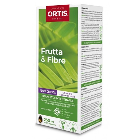 Ortis Laboratoires Pgmbh Frutta & Fibre Azione Delicata 250 Ml - Integratori per regolarità intestinale e stitichezza - 98597...