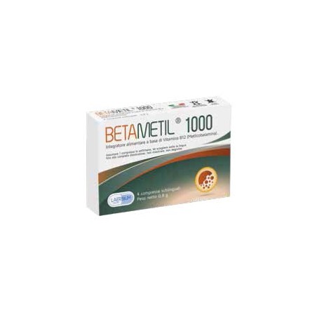 Laerbium Pharma Betametil 1000 4 Compresse Sublinguali - Integratori multivitaminici - 986118228 - Laerbium Pharma - € 11,79