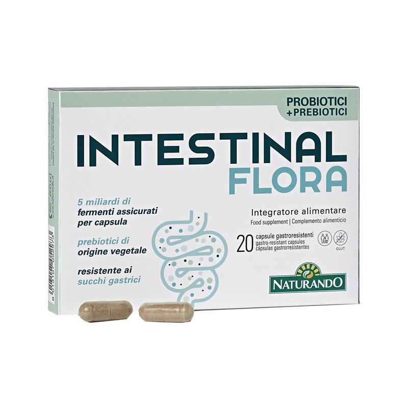 Naturando Intestinal Flora 20 Capsule - Integratori di fermenti lattici - 949925174 - Naturando - € 11,83