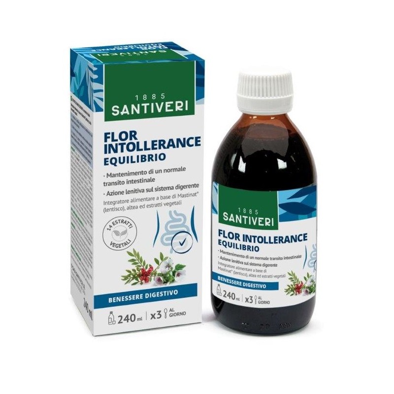 Santiveri Sa Flor Intollerance Equilibrio Eqb 240 Ml - Integratori per regolarità intestinale e stitichezza - 986473027 - San...