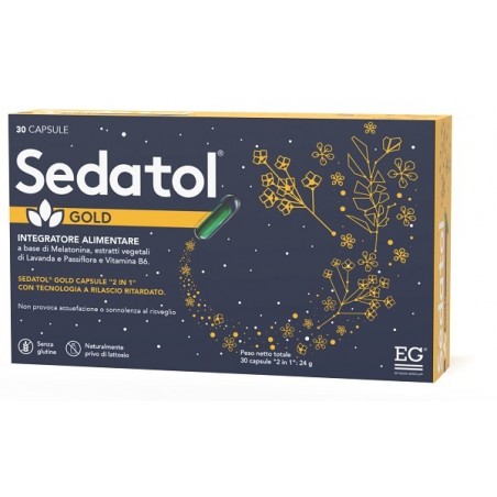 Eg Sedatol Gold 30 Capsule - Integratori per umore, anti stress e sonno - 984865143 - Eg - € 16,14