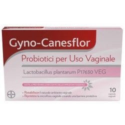 Bayer Gyno-canesflor 10 Capsule Vaginali - Lavande, ovuli e creme vaginali - 986749378 - Bayer - € 17,30