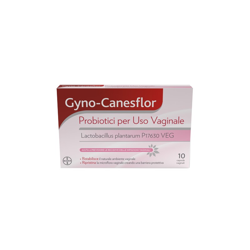 Bayer Gyno-canesflor 10 Capsule Vaginali - Lavande, ovuli e creme vaginali - 986749378 - Bayer - € 17,20