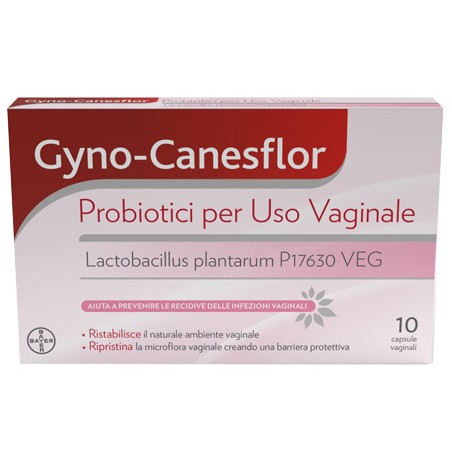 Bayer Gyno-canesflor 10 Capsule Vaginali - Lavande, ovuli e creme vaginali - 986749378 - Bayer - € 17,36