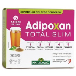 Naturando Adipoxan Total Slim 28 Bustine - Integratori per dimagrire ed accelerare metabolismo - 943377275 - Naturando - € 18,60