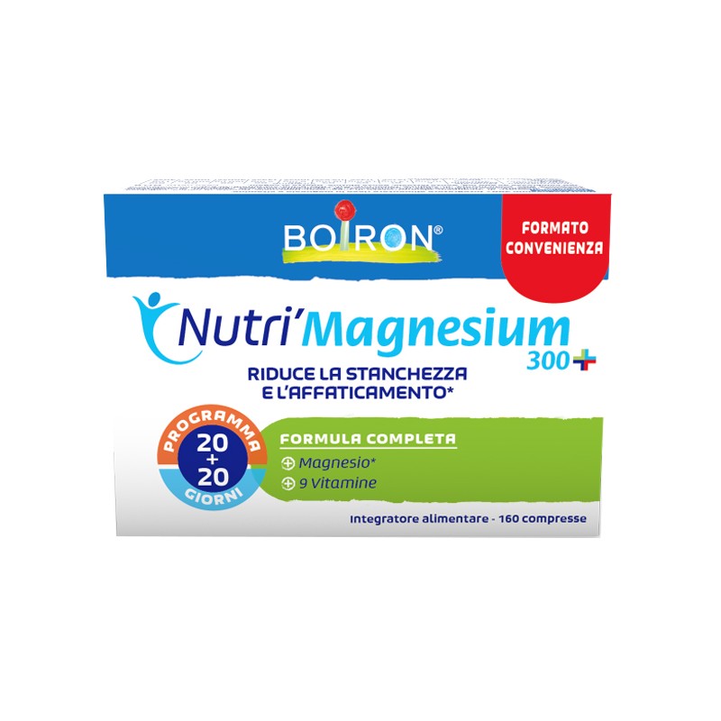Boiron Nutri'magnesium 300+ 160 Compresse - Integratori per concentrazione e memoria - 984558181 - Boiron - € 16,49