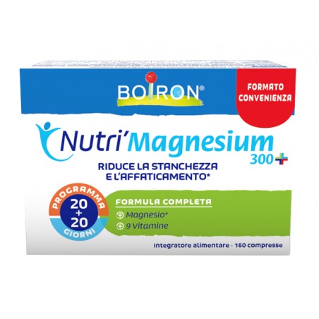 Boiron Nutri'magnesium 300+ 160 Compresse - Integratori per concentrazione e memoria - 984558181 - Boiron - € 16,49