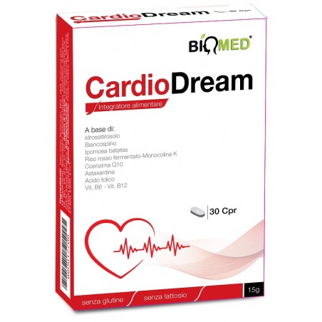 Cardiodream 30 Compresse - Integratori per il cuore e colesterolo - 985048139 - Biomed - € 19,93