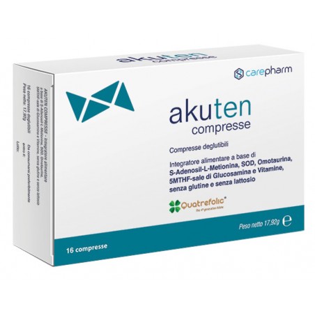 Carepharm Akuten 16 Compresse Carepharm - 1 Carepharm Akuten 16 Compresse Carepharm - 1