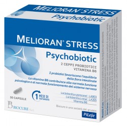 Biocure Melioran Stress Psychobiotic 30 Capsule - Integratori di fermenti lattici - 947466126 - Biocure - € 22,50