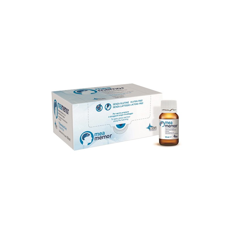 Cdr Pharma Meamemor 15 Flaconcini Da 10 Ml - Integratori per concentrazione e memoria - 986012134 - Cdr Pharma - € 22,91