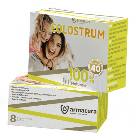 Colostrum Biotec Gmbh Armacura Colostrum 8 Flaconcini 6 Ml - Integratori per difese immunitarie - 984807329 - Colostrum Biote...