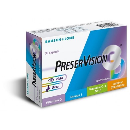 Bausch & Lomb-iom Preservision 3d 30 Capsule Molli - Integratori per occhi e vista - 986122048 - Bausch & Lomb-iom - € 25,60