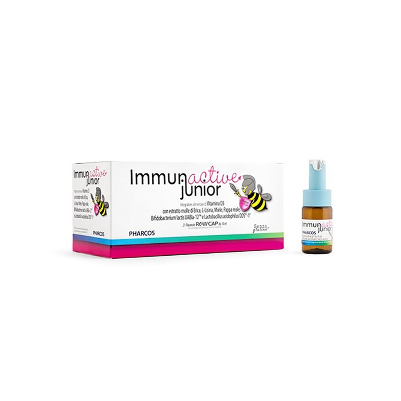 Biodue Immunactive Junior Pharcos 21 Fiale 10 Ml - Integratori per difese immunitarie - 942804713 - Biodue - € 19,14
