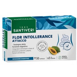 Santiveri Sa Flor Intollerance Attacco 30 Capsule - Integratori di fermenti lattici - 985828577 - Santiveri Sa - € 15,81