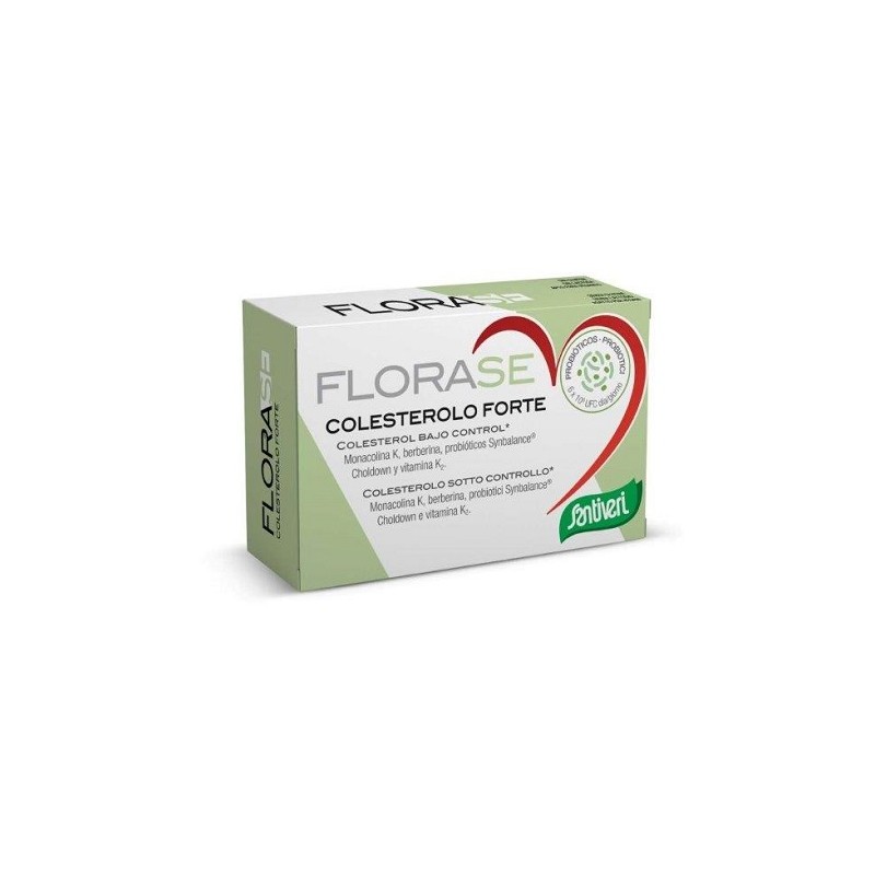 Santiveri Sa Florase Colesterolo Forte 40 Capsule - Integratori per il cuore e colesterolo - 984636276 - Santiveri Sa - € 20,13