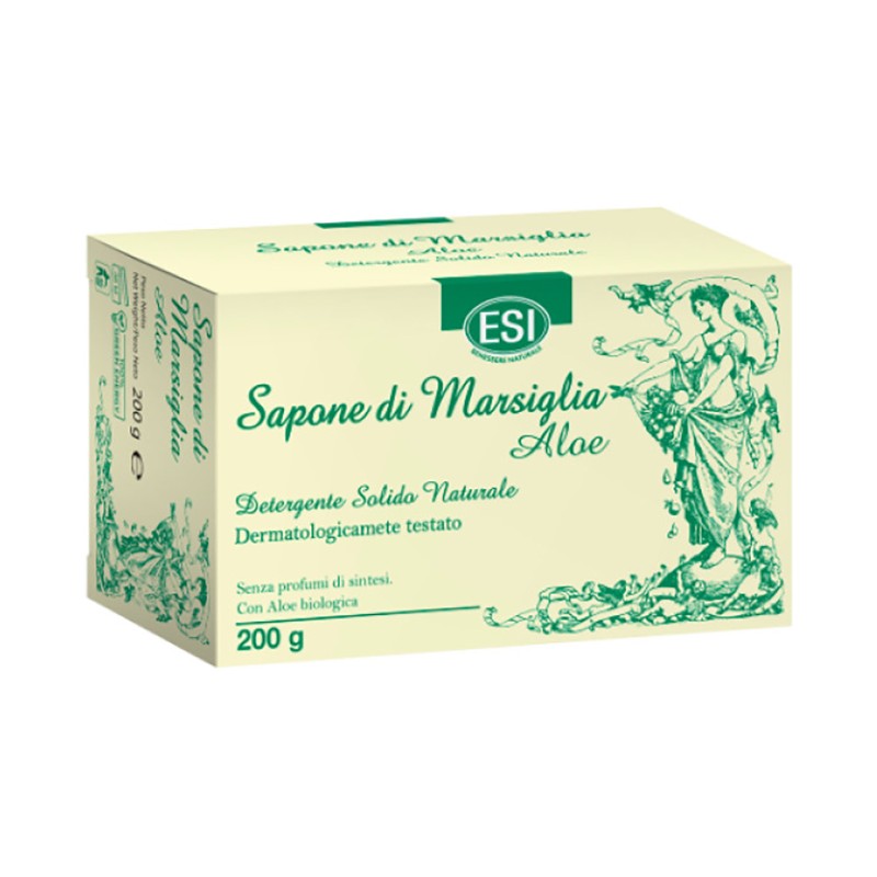 Esi Sapone Di Marsiglia Aloe 200 G - Bagnoschiuma e detergenti per il corpo - 981429830 - Esi - € 3,93