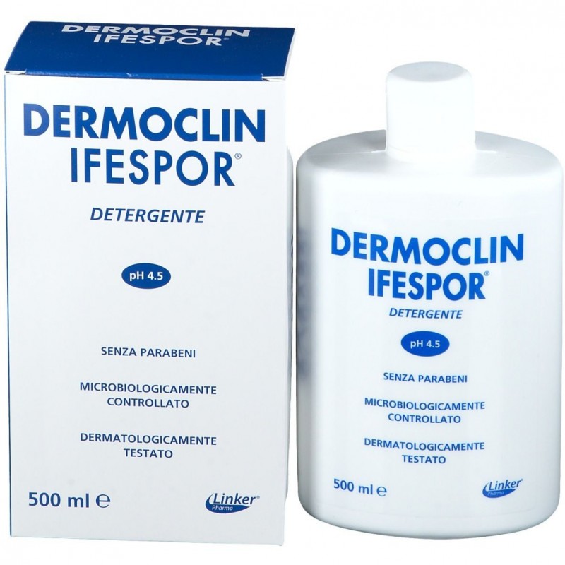 Dermoclin Detergente Acidificante e Protettivo Ifespor 500 Ml - Bagnoschiuma e detergenti per il corpo - 908233176 - Dermocli...