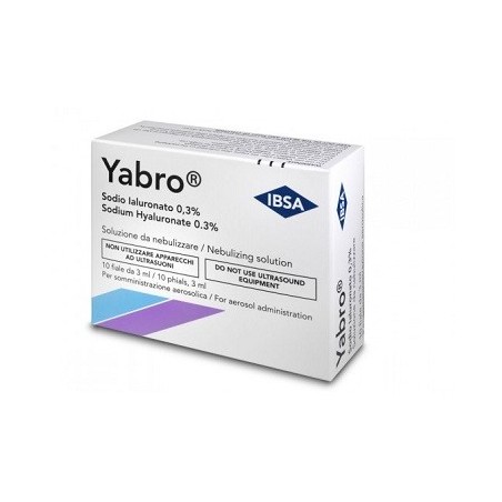 Yabro Sodio Ialuronato Soluzione Per Nebulizzatore 10 Fiale Ibsa - 1 Yabro Sodio Ialuronato Soluzione Per Nebulizzatore 10 Fiale Ibsa - 1