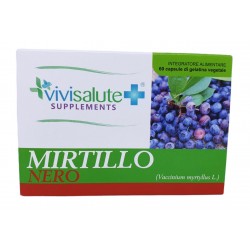 Vivisalute Mirtillo Nero Antiossidante Per La Vista e Micro-Circolo 60 Capsule - Circolazione e pressione sanguigna - 9704846...