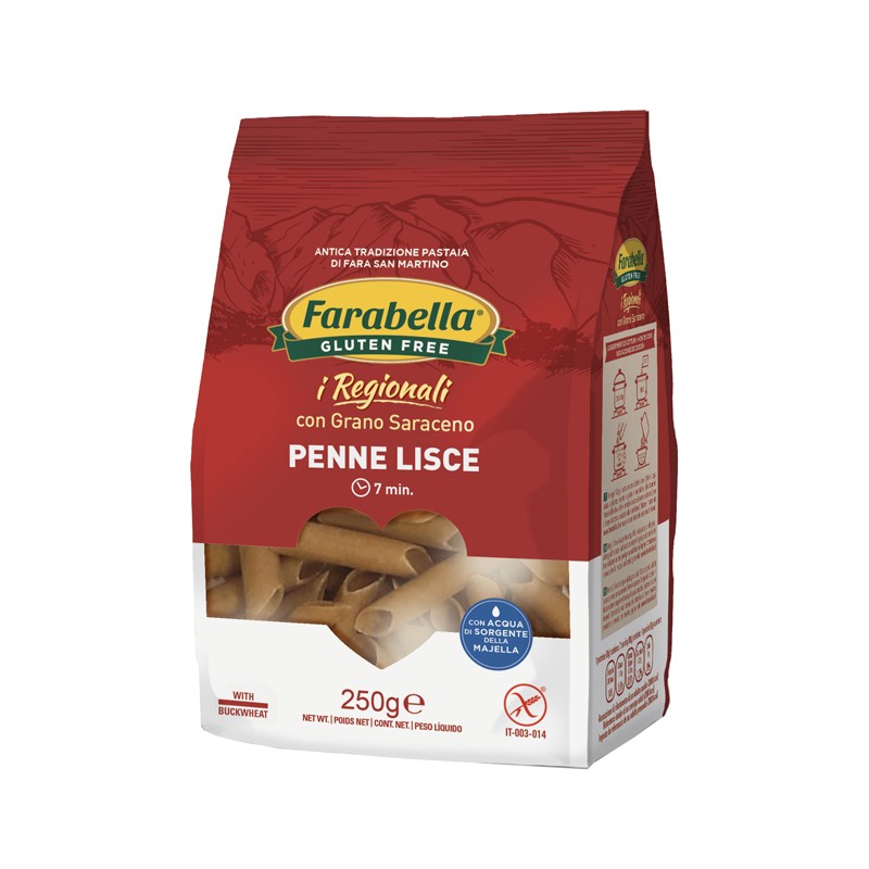 Bioalimenta Farabella Penne Lisce Grano Saraceno 250 G - Alimenti speciali - 933500783 - Bioalimenta - € 2,55