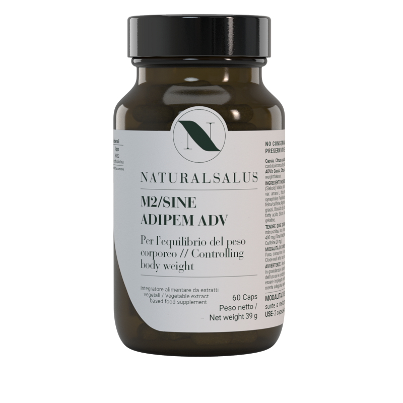 Naturalsalus M2 Sine Adipem Adv 60 Capsule - Integratori per dimagrire ed accelerare metabolismo - 985010382 - Naturalsalus -...