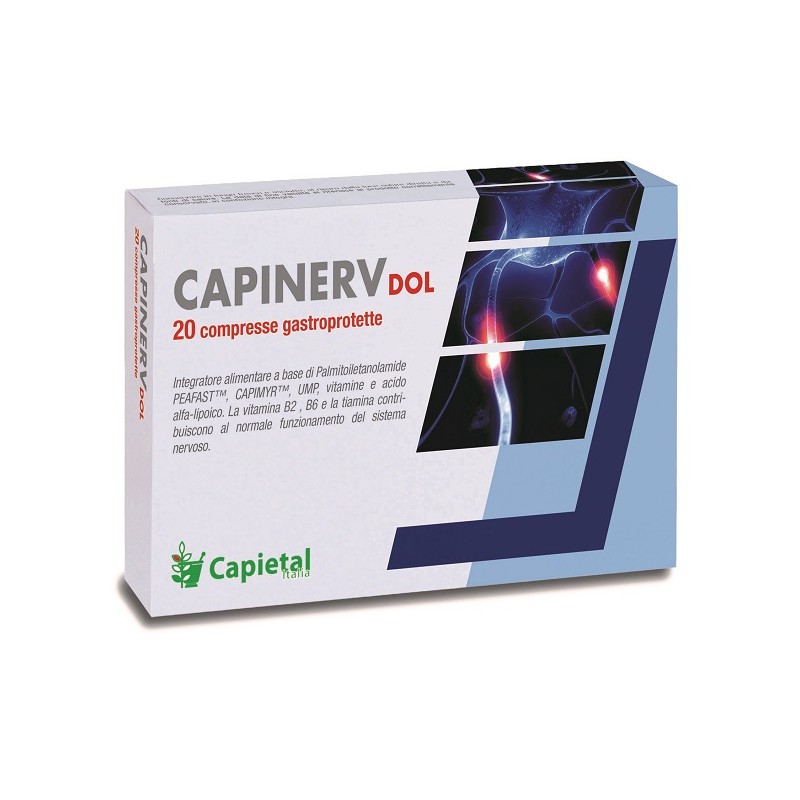Capietal Italia Capinerv Dol 20 Compresse Gastroprotette - IMPORT-PF - 986828325 - Capietal Italia - € 23,57
