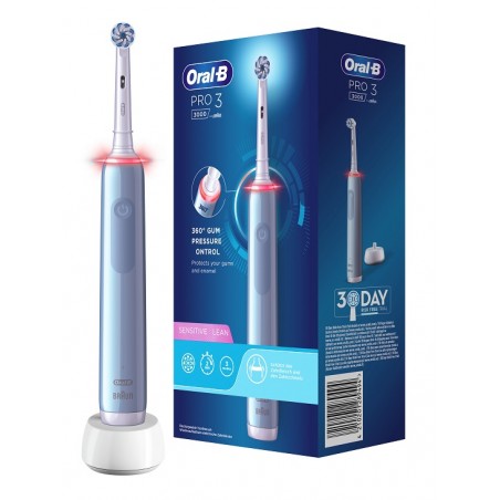 Procter & Gamble Oral-b Pro 3 Blu Sensitive Spazzolino Elettrico + 2 Refill - Spazzolini elettrici e idropulsori - 984825164 ...