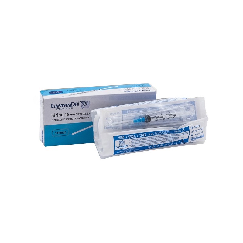 Gammadis Farmaceutici Siringa Soft Capacita' 2,5ml Ago Gauge 23 Confezione 10 Pezzi - IMPORT-PF - 904360017 - Gammadis Farmac...