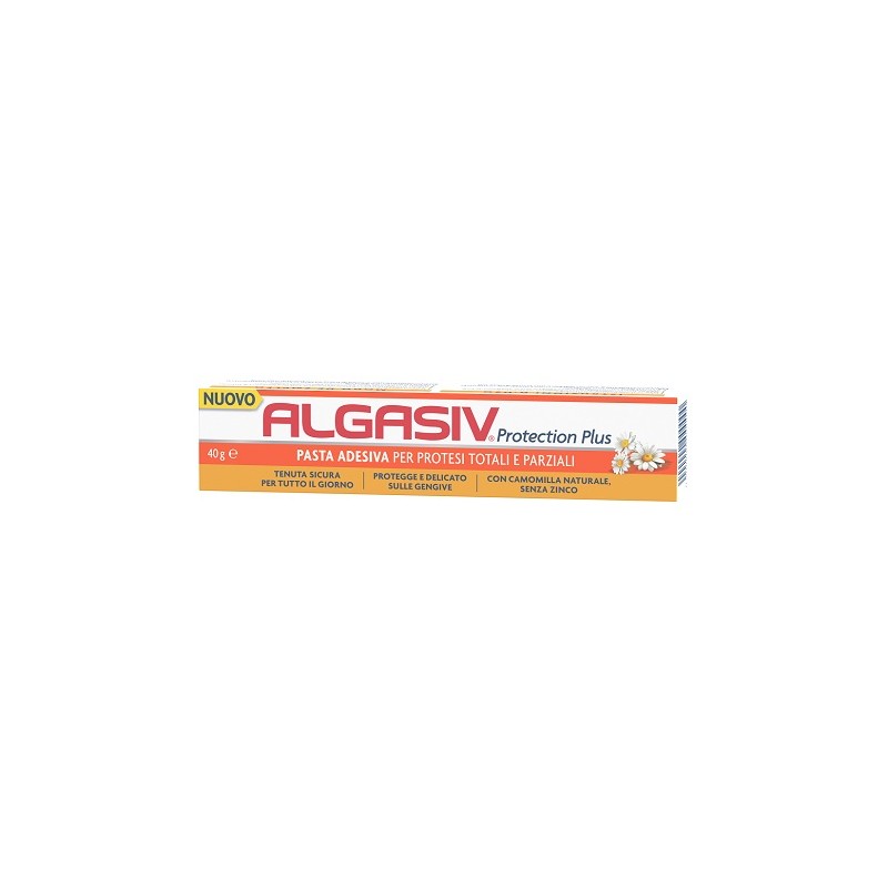 Combe Italia Algasiv Pasta Adesiva Protection Plus 40 G - Prodotti per dentiere ed apparecchi ortodontici - 986745103 - Vagis...