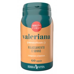 Erba Vita Group Valeriana 60 Capsule - Integratori per umore, anti stress e sonno - 982739056 - Erba Vita - € 8,75