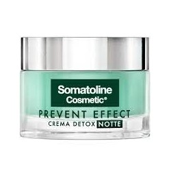 Somatoline Cosmetic Prevent Effect Crema Detossificante Notte 50 Ml - Trattamenti antietà e rigeneranti - 981212588 - Somatol...