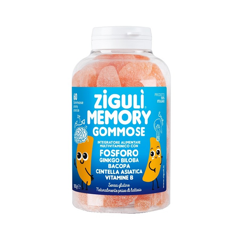 Falqui Prodotti Farmac. Ziguli Memory 60 Gommose - Integratori per concentrazione e memoria - 943353437 - Falqui Prodotti Far...